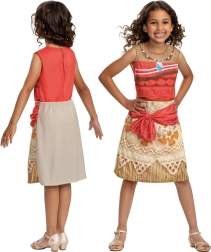 Costume enfant DISNEY Vaiana 124–135 cm (7–8 ans)