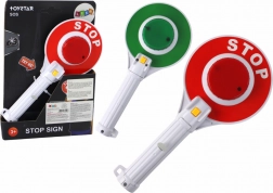 Raquette de police pour enfant, double face avec lumières STOP/GO