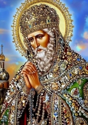 Peinture diamant saint patron 30 × 40 cm