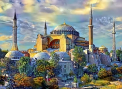 Puzzle BLUEBIRD Sainte-Sophie Istanbul 1000 pièces