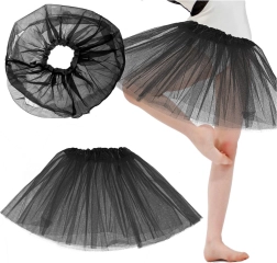 Jupe tutu en tulle pour enfants – Noir