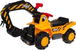 Excavatrice en plastique à pédales pour enfants