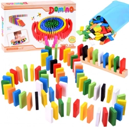 dominos en bois colorés 300 pcs Jokomisiada