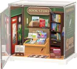 RobTime Maquette 3D en bois – miniature de librairie
