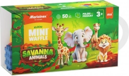 Jeu de construction Mini Waffle - Savane Animaux 50 pcs
