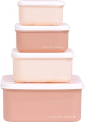 Set de quatre boîtes à goûter A Little Lovely Company – Papillons