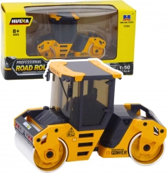 Rouleau compresseur en métal HUINA 1:50 jaune