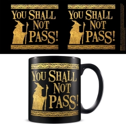 Tasse Seigneur des Anneaux avec inscription You Shall Not Pass 315ml