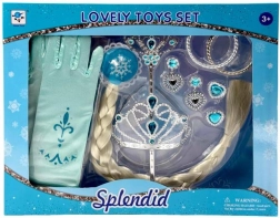 Set de bijoux Plejo pour princesse avec longue tresse