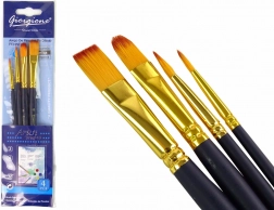 Set de pinceaux d’artiste 4 formes