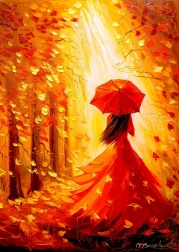 Enjoy puzzle Dame d’automne – 1000 pièces