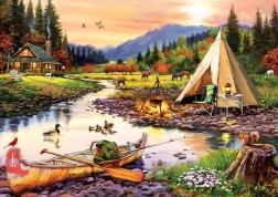 puzzle art camping 3000 pièces