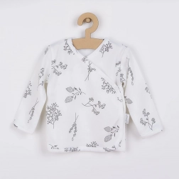 Chemise en coton pour bébé Nicol Ella blanche