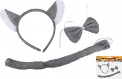 Set de carnaval loup pour enfants