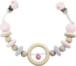 Hess jouet suspendu pour poussette avec clochette rose