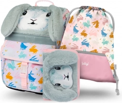 Set scolaire BAAGL Zippy Bunny – cartable, trousse et sac