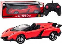 Divertissement sportif avec voiture RC 1:16, rouge