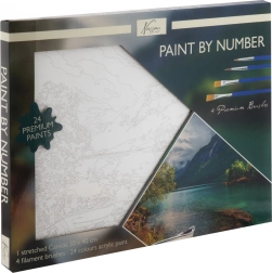 peinture par numéros sur toile paysage 30 × 40 cm