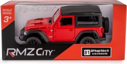 Modèle de voiture JEEP Wrangler Rubicon 2021 soft top 1:35 – rouge