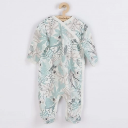 Pyjama bébé en coton avec fermeture latérale NEW BABY Lovely – vert