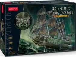 Puzzle 3D lumineux voilier Hollandais volant 360 pièces