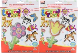 Perles à repasser avec gabarit fleur