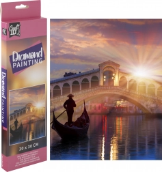 Peinture diamant GRAFIX Pont du Rialto 30 × 30 cm