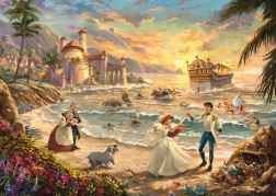 Puzzle Disney : La Petite Sirène - Célébration de l'amour 1000 pièces