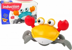 Crabe interactif mobile avec mélodies orange