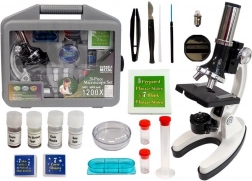 Valise scientifique pour enfants avec microscope 300x 600x 1200x