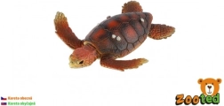 Figurine en plastique tortue commune 8 cm