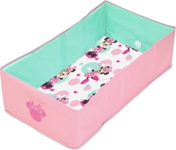 Baignoire de voyage pliable Bright Starts Minnie Mouse TuckAway pour enfants à partir de 12 mois