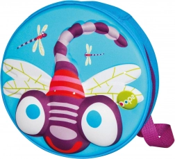 Sac à dos rond pour enfants avec motif libellule 36 cm