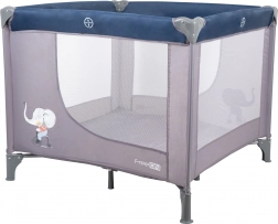 Parc pour enfants FREEON Elephant – gris/bleu
