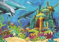 Puzzle Château sous-marin 150 pièces ART PUZZLE