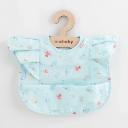 Bavoir de luxe pour fille avec volants New Baby 35 × 27 cm
