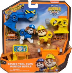 Rubble et son équipe – set de figurines Power Tool Pups
