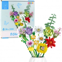 Jeu de construction – bouquet décoratif de fleurs, 854 pièces