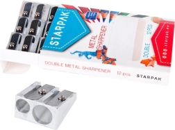 Taille-crayon métallique à deux lames