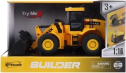 Chargeuse de chantier 1:16 à inertie avec lumière et sons