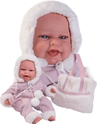 Clara - Poupée bébé réaliste avec fonction de mouvement et corps souple