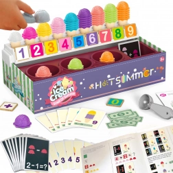 Woopie glacier éducatif XXL boutique avec apprentissage du calcul 87 pcs