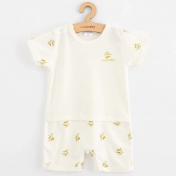 combinaison d’été pour enfants en coton biologique New Baby olives