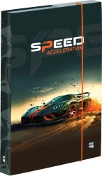 Boîte pour cahiers A5 avec motif de voiture