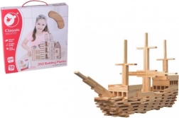 Jeu de construction en bois Classic World 250 pcs