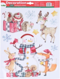 Décoration de fenêtre de Noël 41 × 29 cm