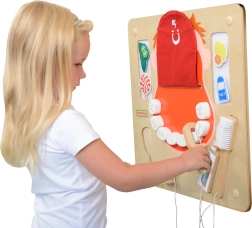 Masterkidz panneau mural sensorimoteur hygiène buccale Flex Montessori