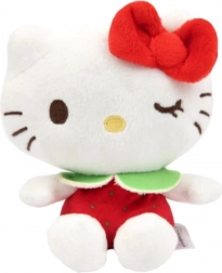 Hello Kitty Macedonia peluche parfumée 12 cm – fraise