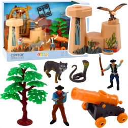 Set western de cow-boys avec figurines