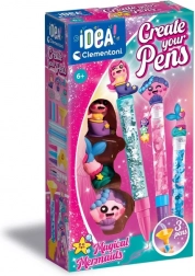 Kit créatif pour fabriquer des stylos Sirènes – CLEMENTONI IDEA